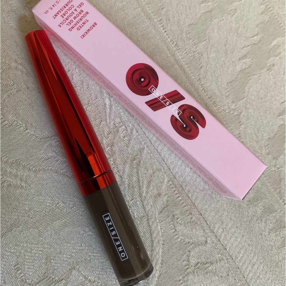 ONE/SIZE O/S Browkiki Tinted Brow Gel in Dark Brown Waterproof One Size BNIB